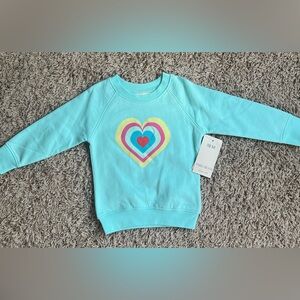 Paris Hilton Monica + Andy Heart Crewneck Sweatshirt Size: 18-24 Months